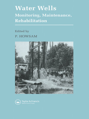cover image of Water Wells--Monitoring, Maintenance, Rehabilitation